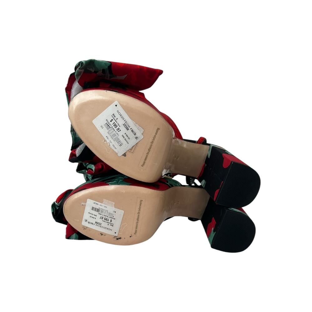 Loeffler Randall Kiki Platform Bow Heel Sandals Size 9 - Picture 10 of 12